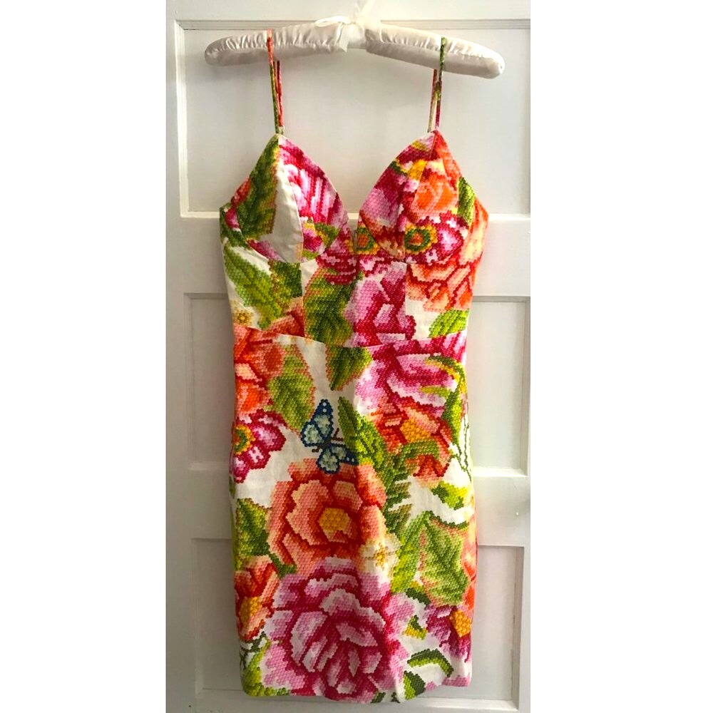 NWOT Farm Rio Vintage Floral Mini Dress S